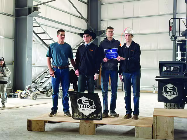 High school participates in electric vehicle challenge