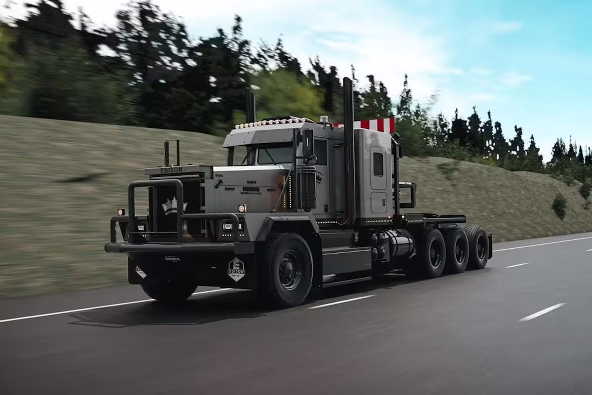 Canadian EV semi company builds—diesel truck?