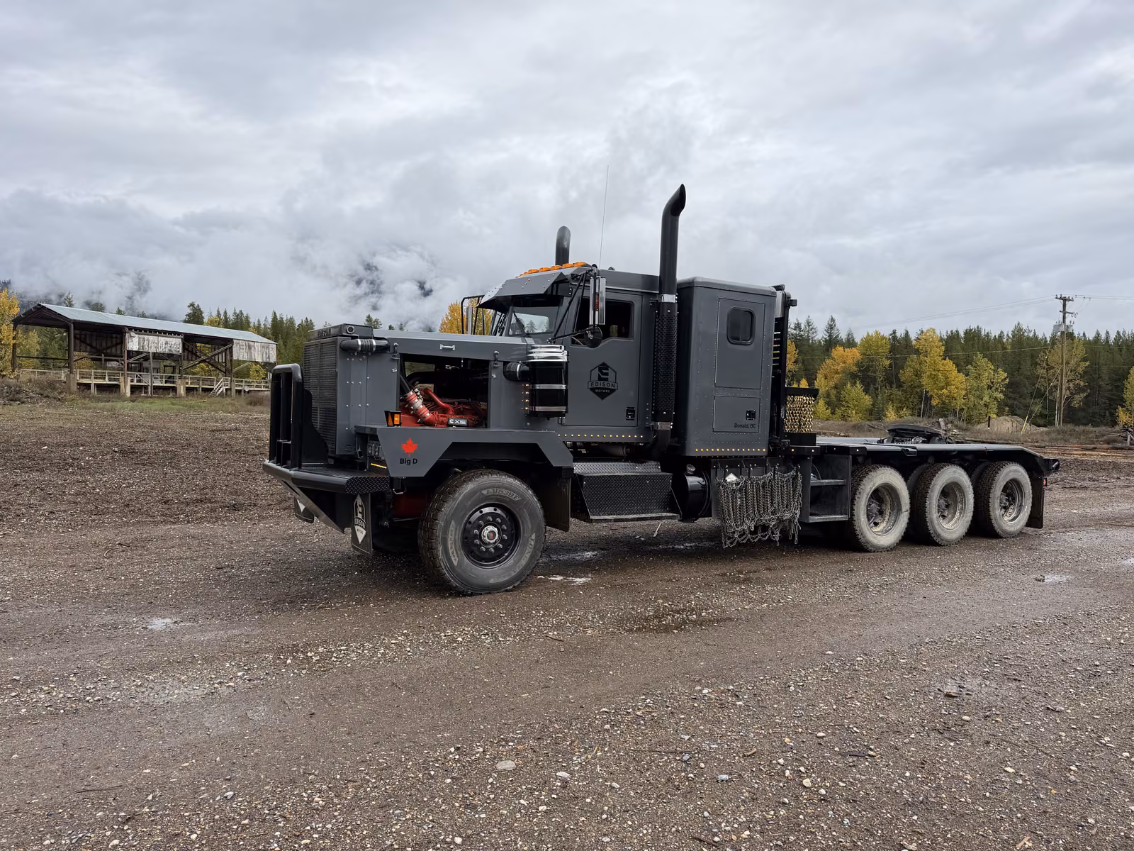Canadian EV semi company builds—diesel truck?